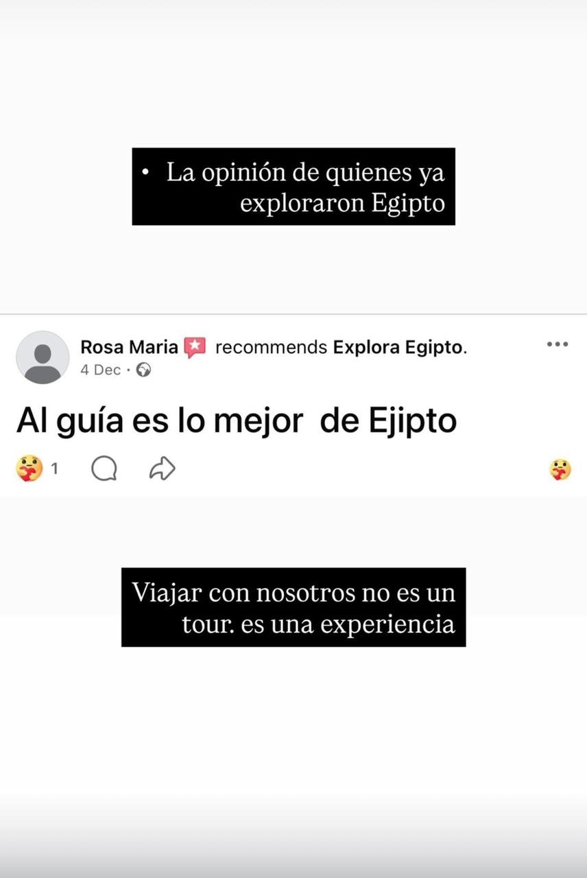 Opinión de viajero sobre Explora Egipto
