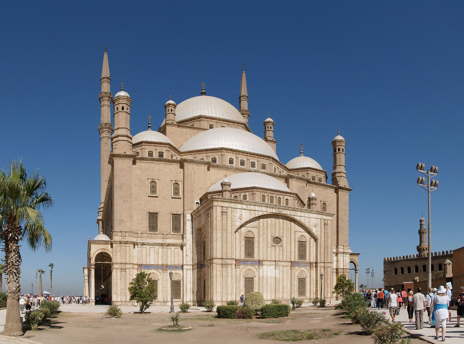 Mezquita de alabastro de Mohamed Ali en la Ciudadela de El Cairo, excursion del Cairo islamico, Egipto