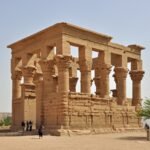 The kiosk of Trajan on Philae island at Aswan