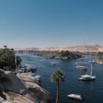 El río Nilo a su paso por Asuán, Egipto